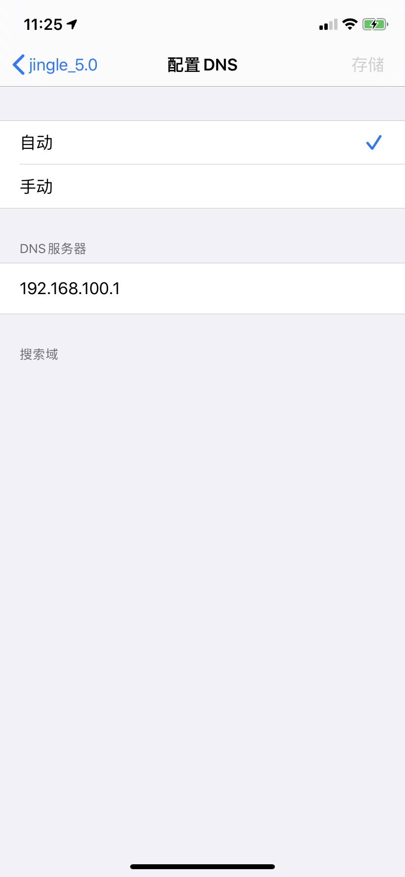 iPhone手机配置DNS地址