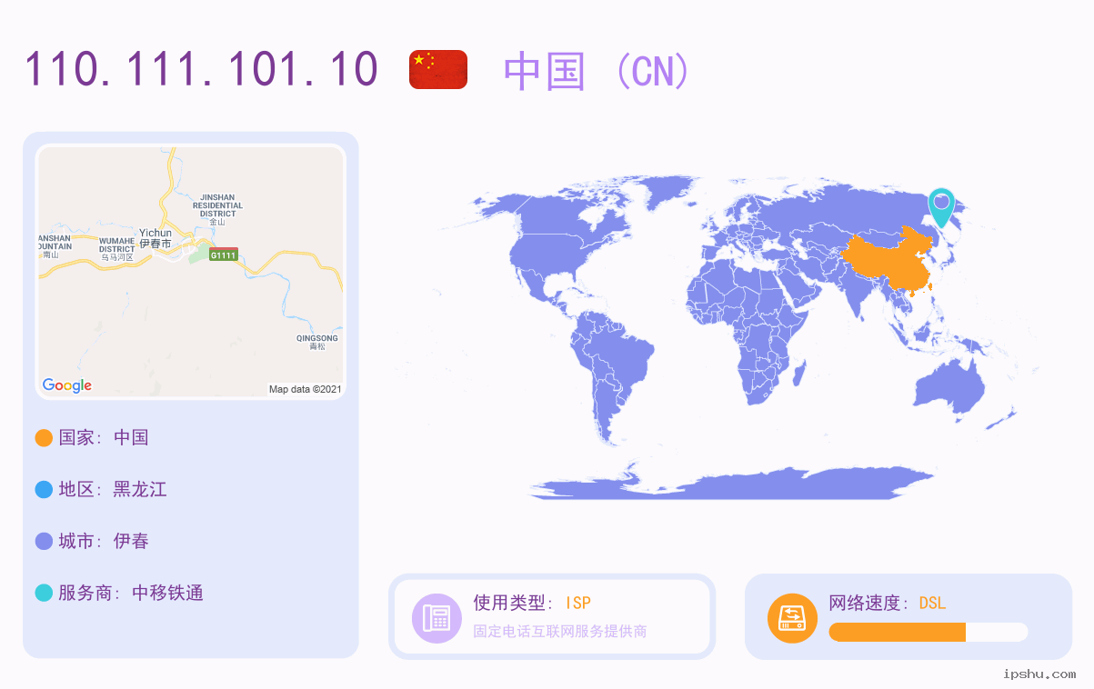 IP:110.111.101.10