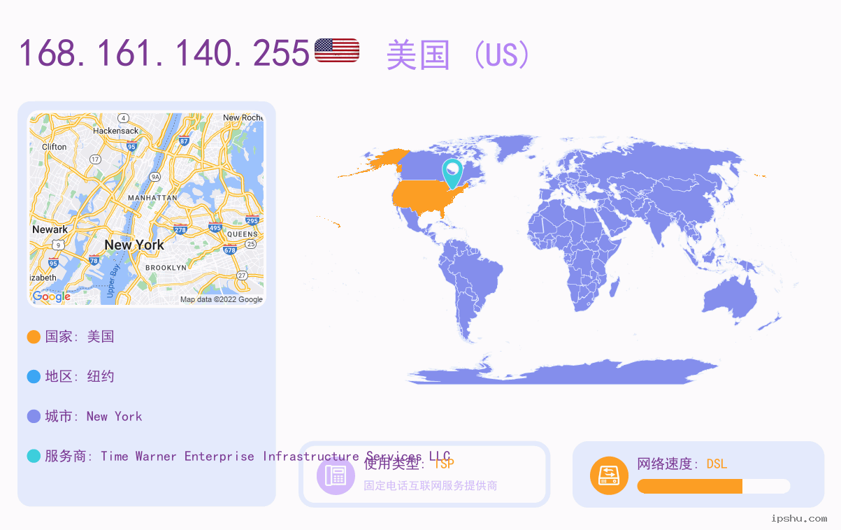 IP:168.161.140.255