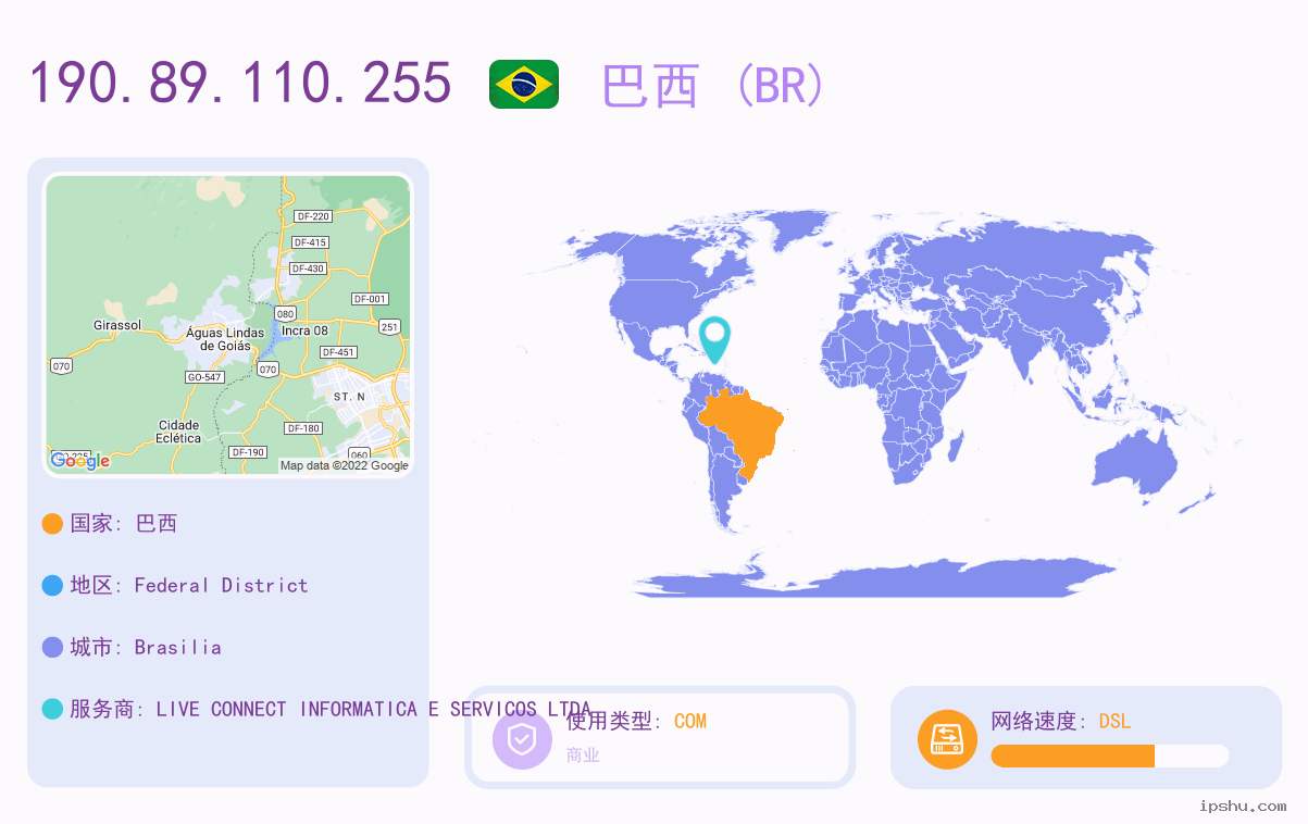 IP:190.89.110.255