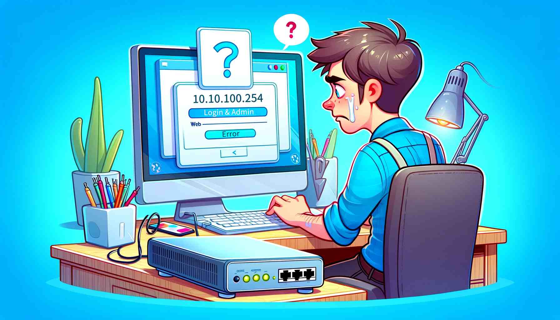 10.10.100.254无法进入路由器web登录页面怎么办?